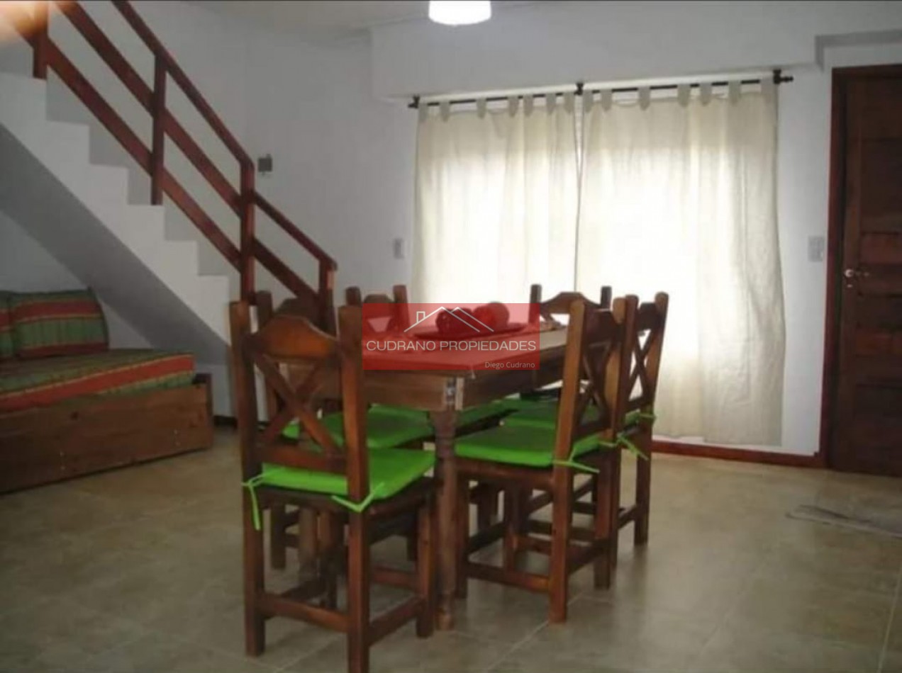 DUPLEX - 3 AMBIENTES - ZONA IV - MIRAMAR (DICIEMBRE - MARZO)